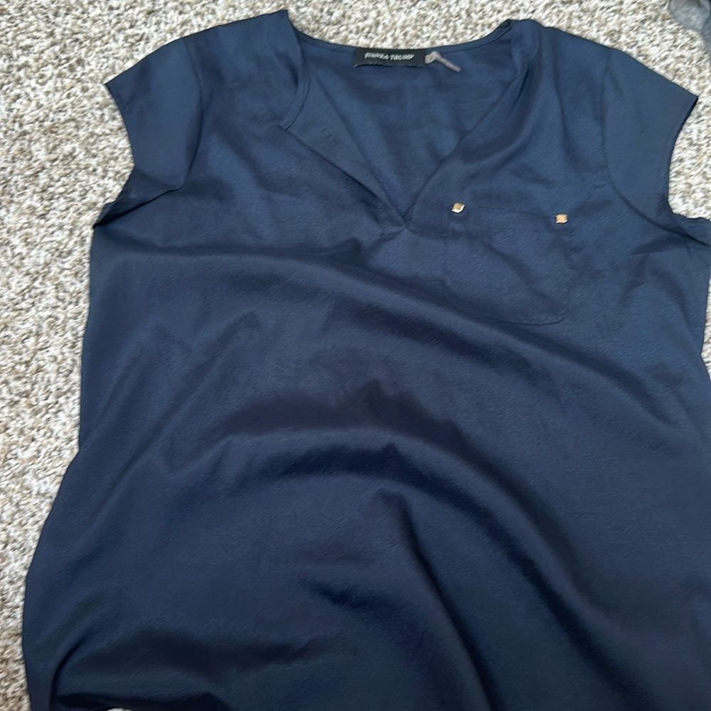 navy blue blouse